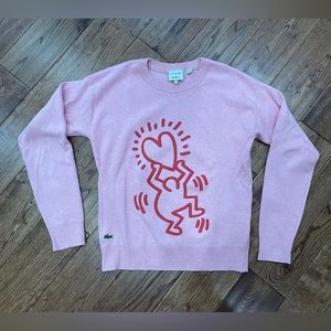Lacoste Keith Haring sweater size 34 LIMITED EDITION
